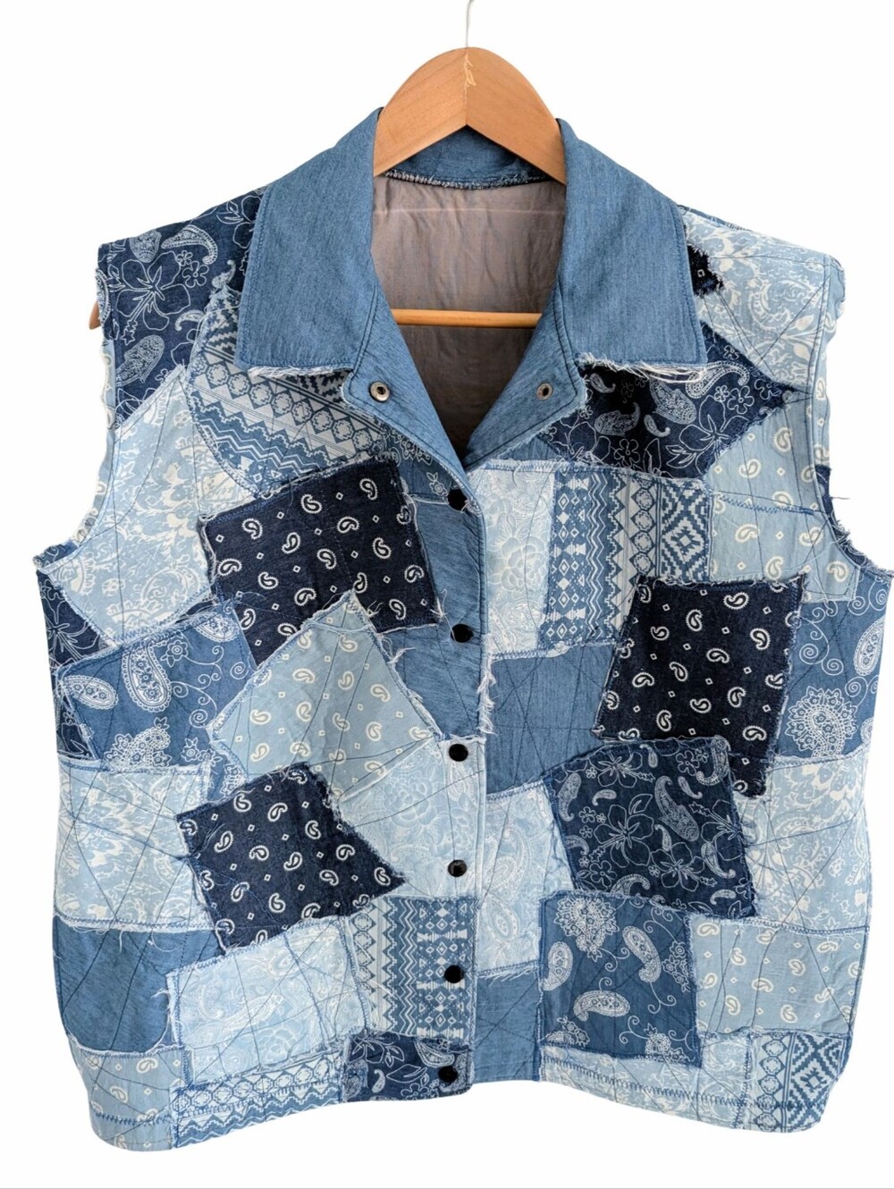Bandit Blues Vest (Chest 36-38″)